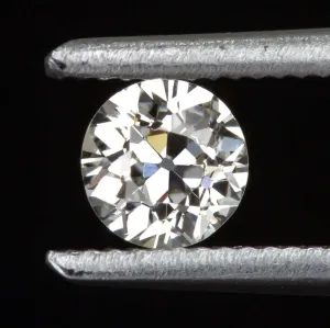 0.74ct CERTIFIED J VS2 OLD EUROPEAN CUT DIAMOND LOOSE VINTAGE NATURAL 3/4 CARAT