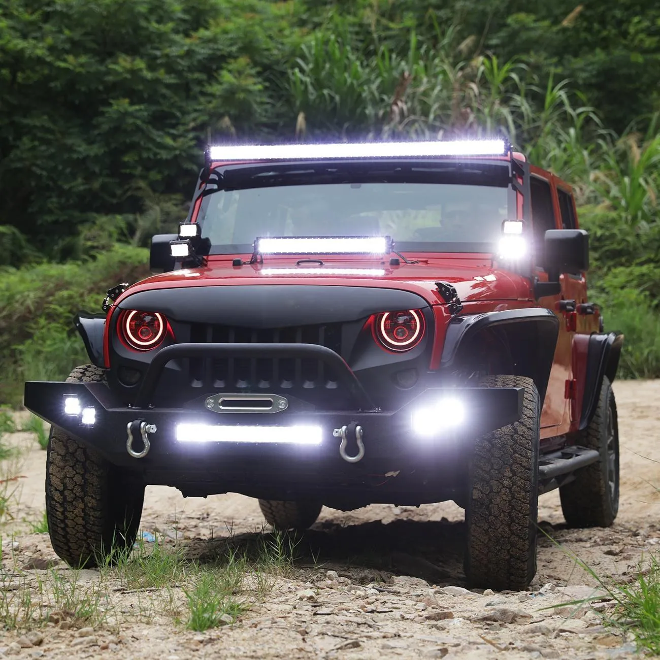 (2pcs/set) Dual A-Pillar Pods Light Windshield Mount Brackets for Jeep Wrangler JK 2007-2017