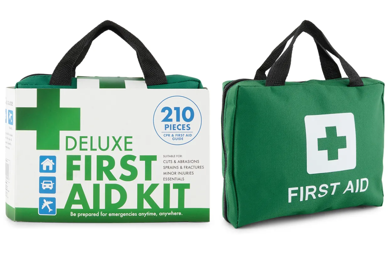 4x 210PCS EMERGENCY FIRST AID KIT Medical Travel Set Workplace Office ARTG BULK