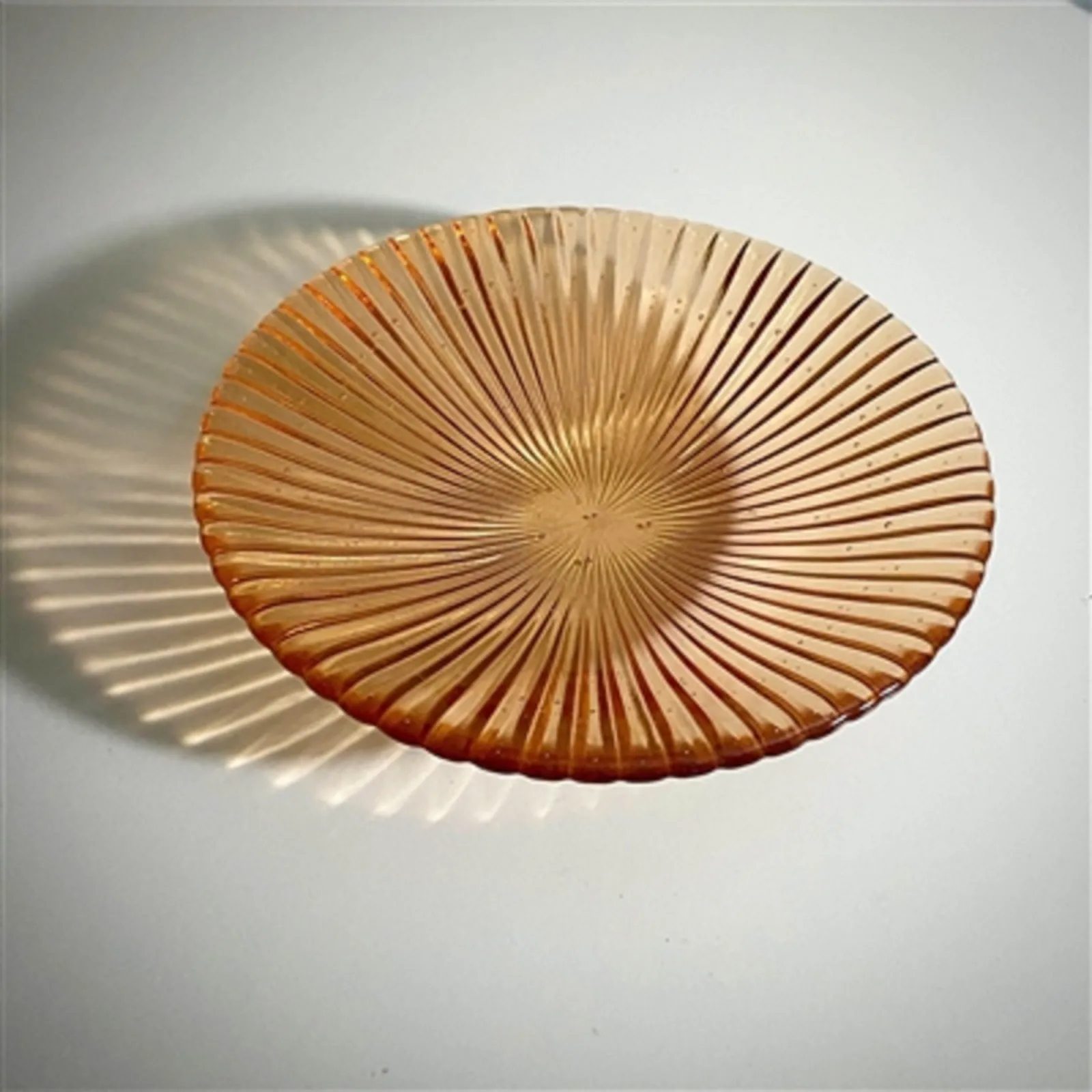 8 1/2 Inch Diameter Starburst Texture Tile Mold for Glass DT42