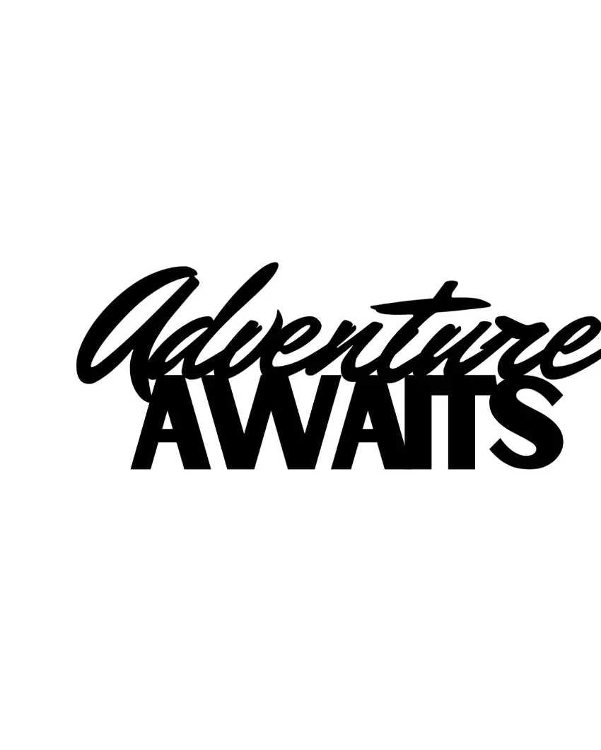 Adventure Awaits Iron Wall Hanging Décor