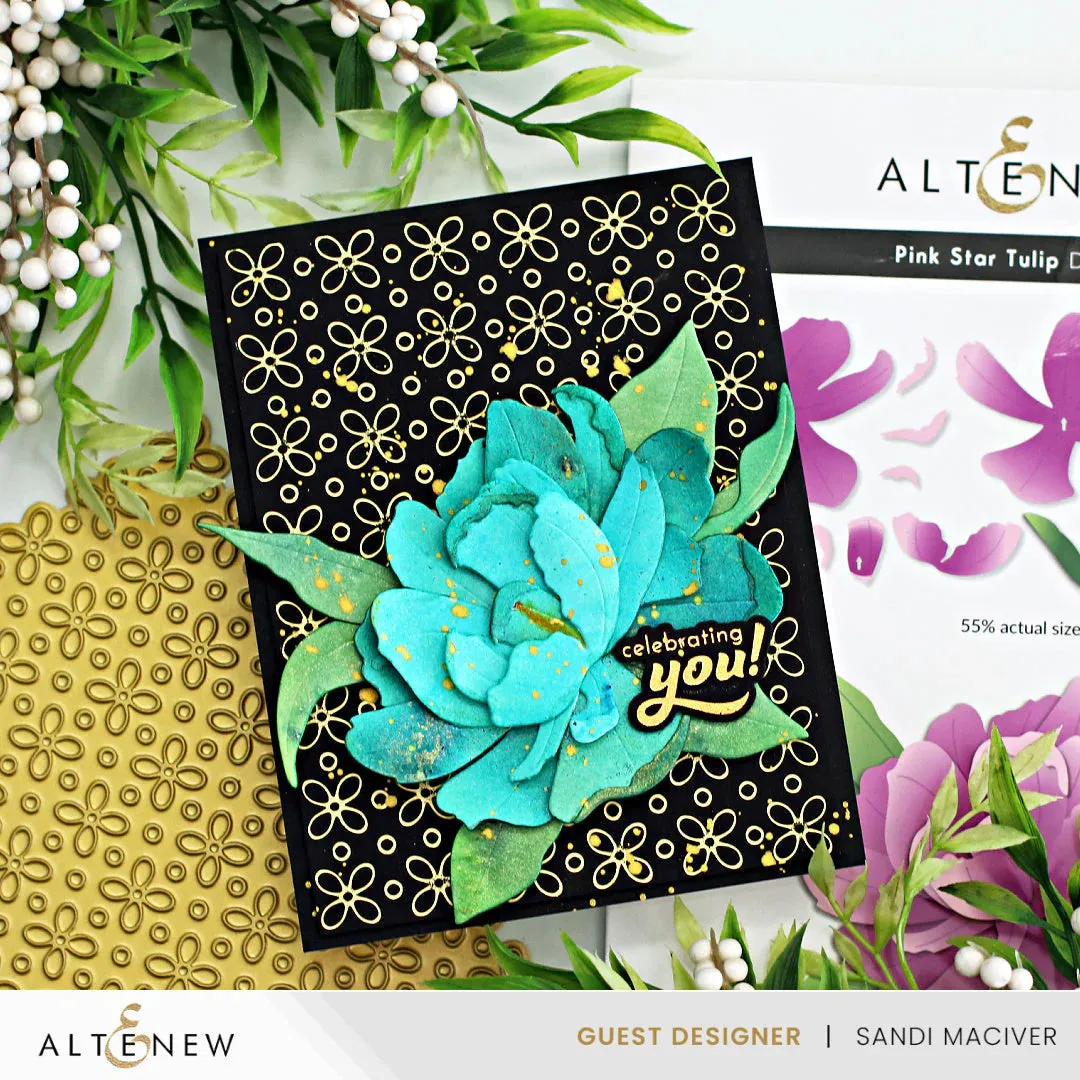 Altenew Blooming Motifs Botanical 3D Embossing Folder