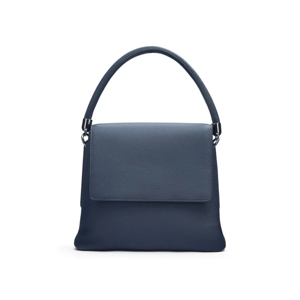 Amy Flap Over Handbag - Navy