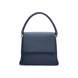 Amy Flap Over Handbag - Navy