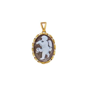 ANGEL - CAMEO PENDANT - GOLD
