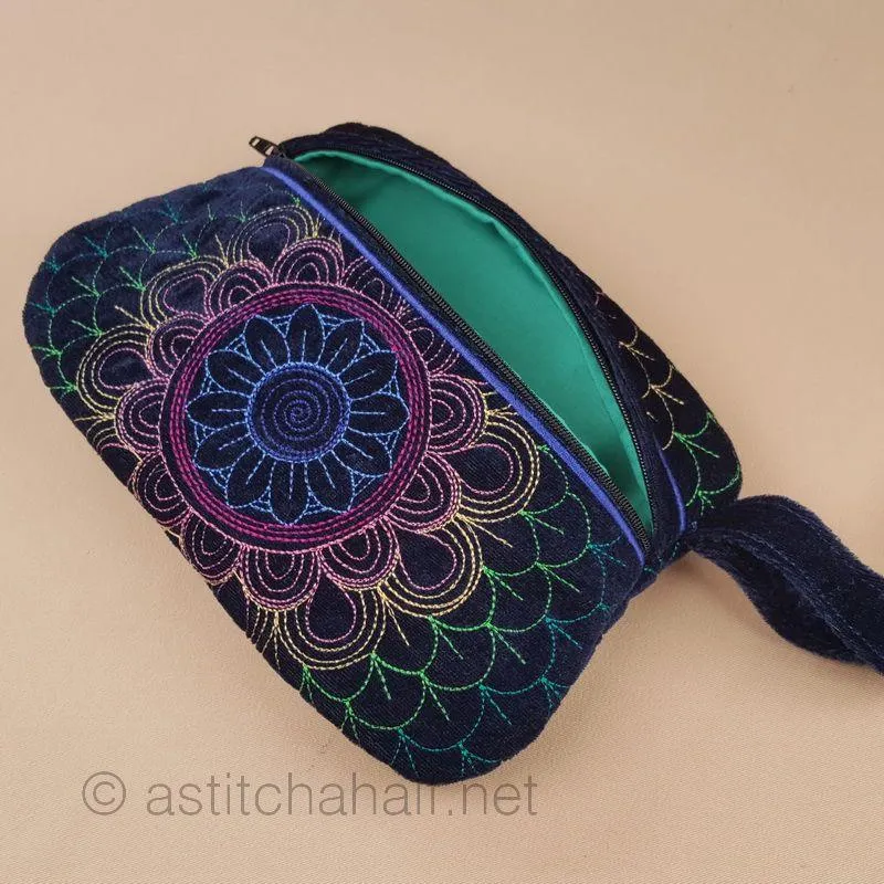 Aurora Borealis Zipper Purse