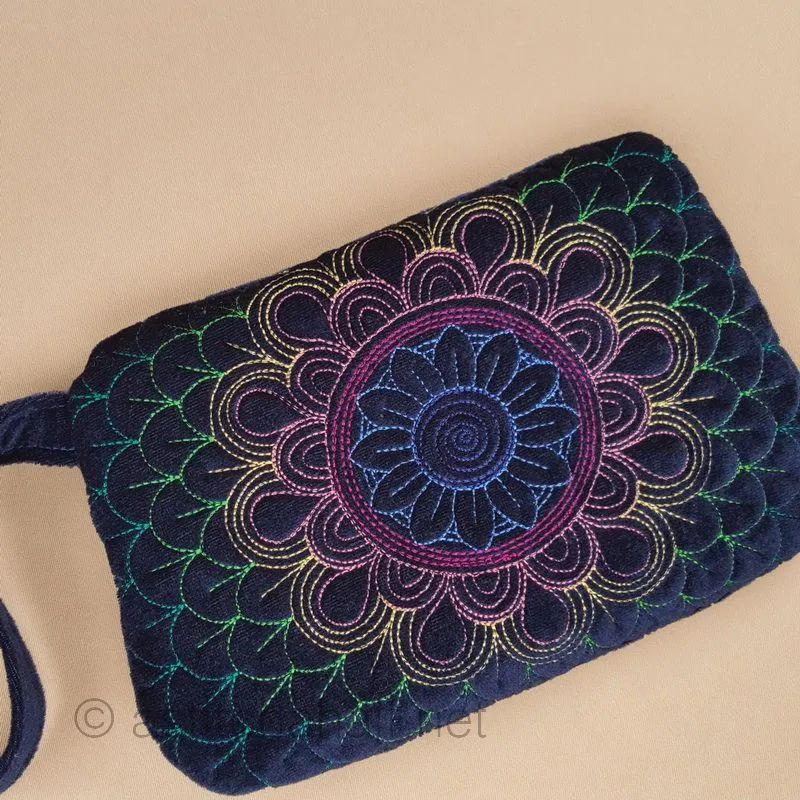 Aurora Borealis Zipper Purse