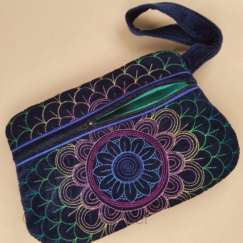 Aurora Borealis Zipper Purse