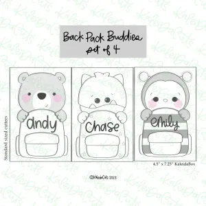 BackPack Buddies Cookie Cutter Set of 4