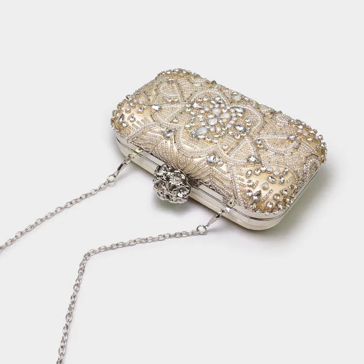 Banquet High Matching Diamond Bride Clutch Bag