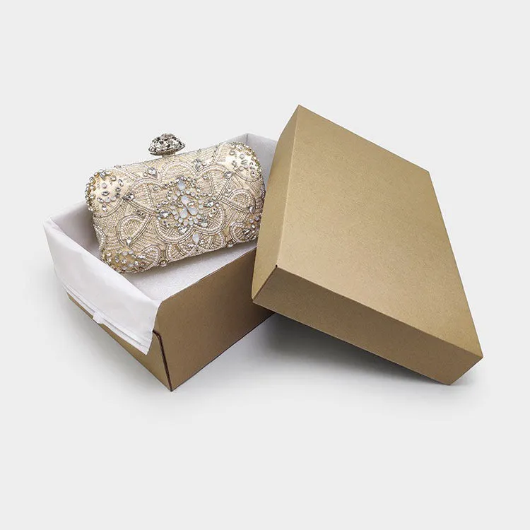 Banquet High Matching Diamond Bride Clutch Bag