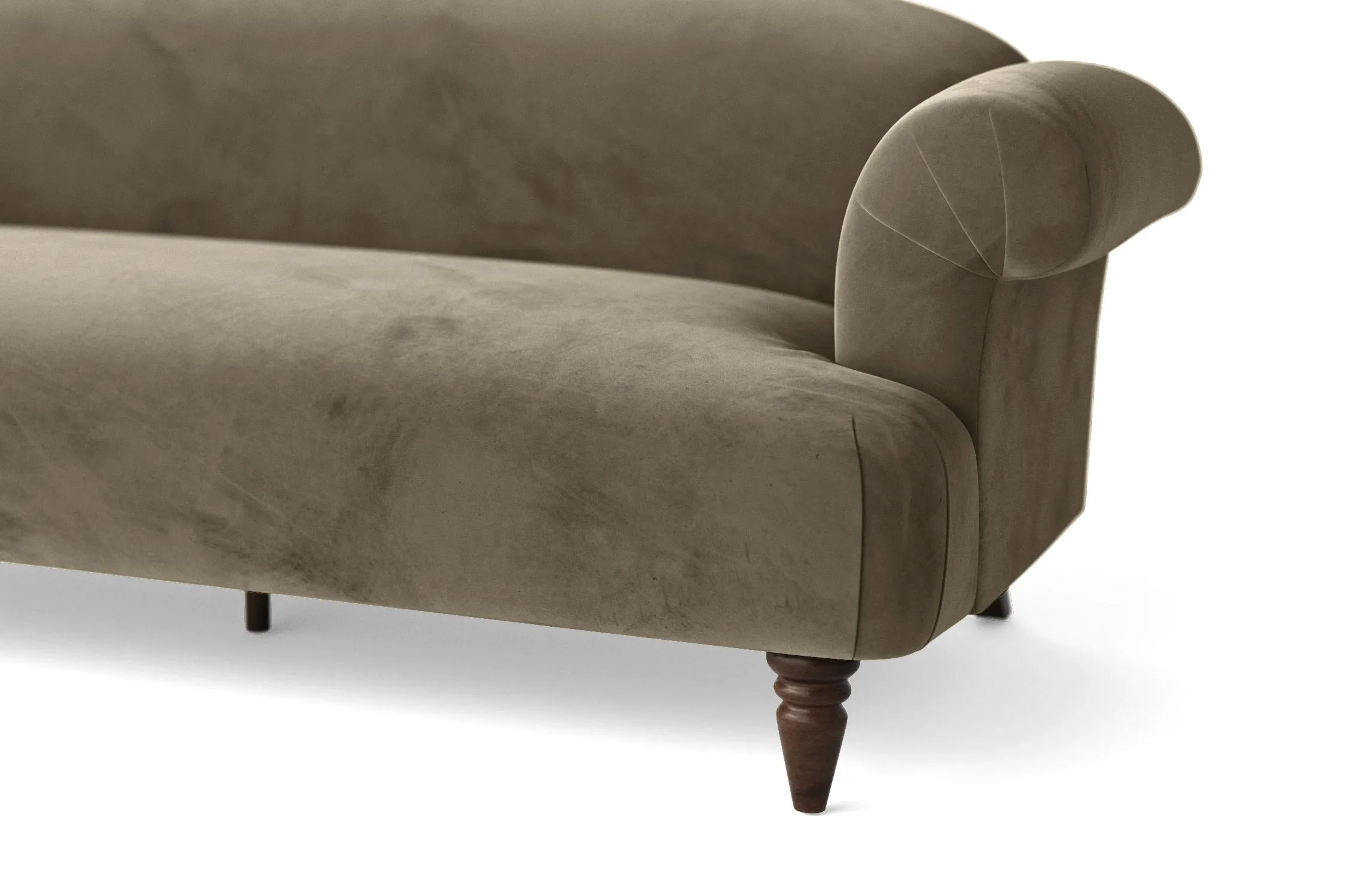 Barberton 2 Seater Sofa Sand Velvet