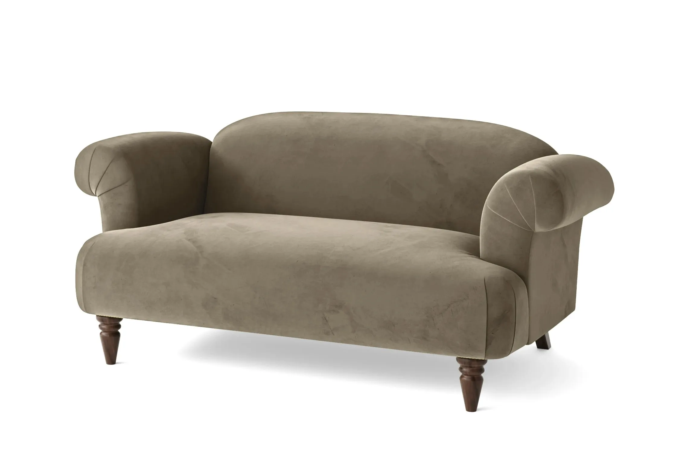 Barberton 2 Seater Sofa Sand Velvet
