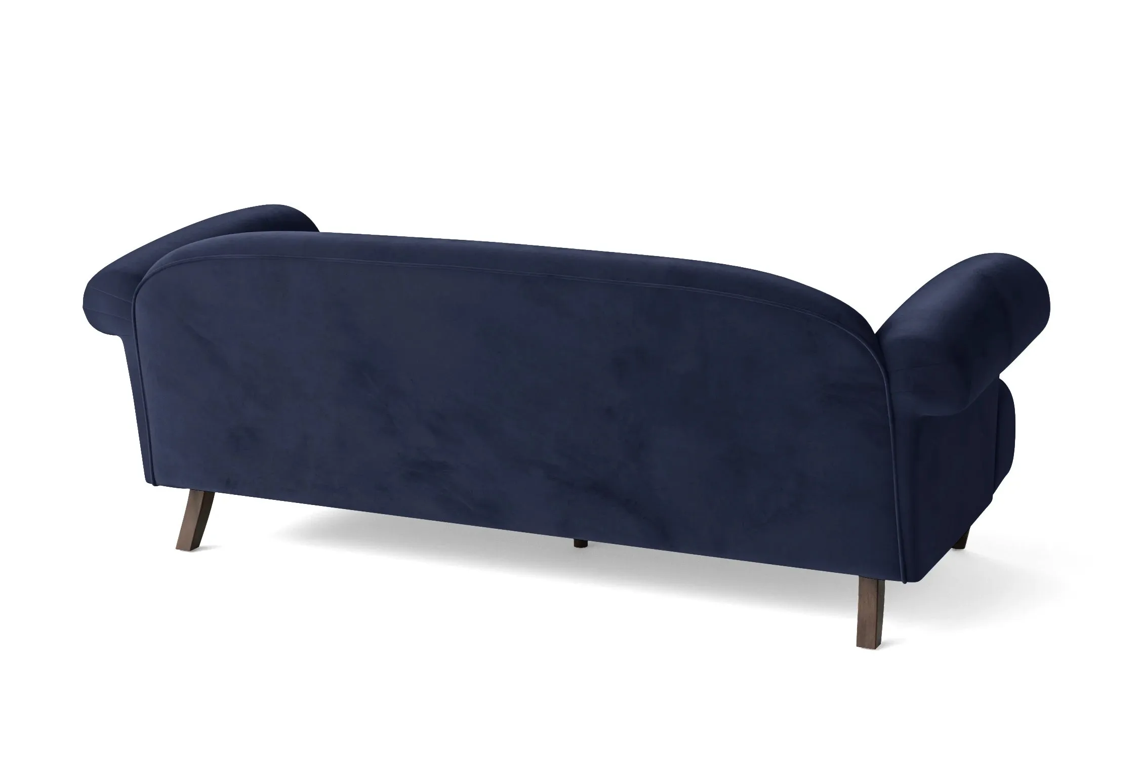 Barberton 3 Seater Sofa Dark Blue Velvet