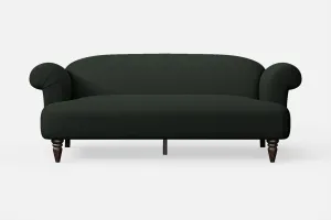 Barberton 3 Seater Sofa Green Leather