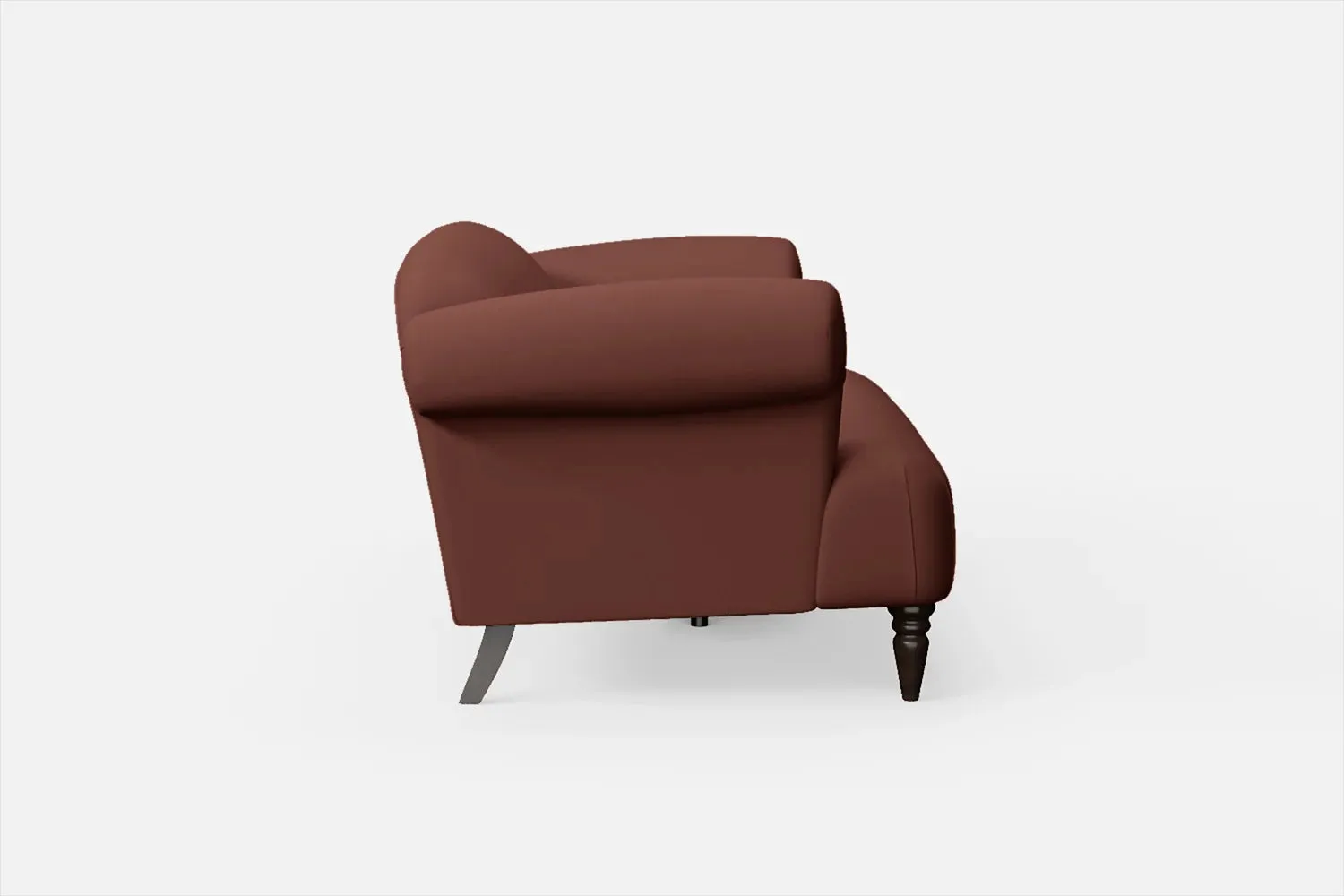Barberton 3 Seater Sofa Mauve Leather