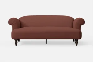 Barberton 3 Seater Sofa Mauve Leather