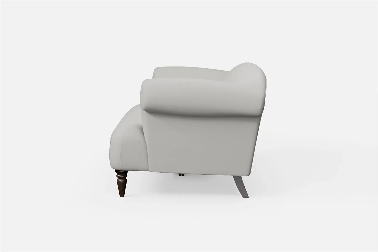 Barberton 3 Seater Sofa White Leather