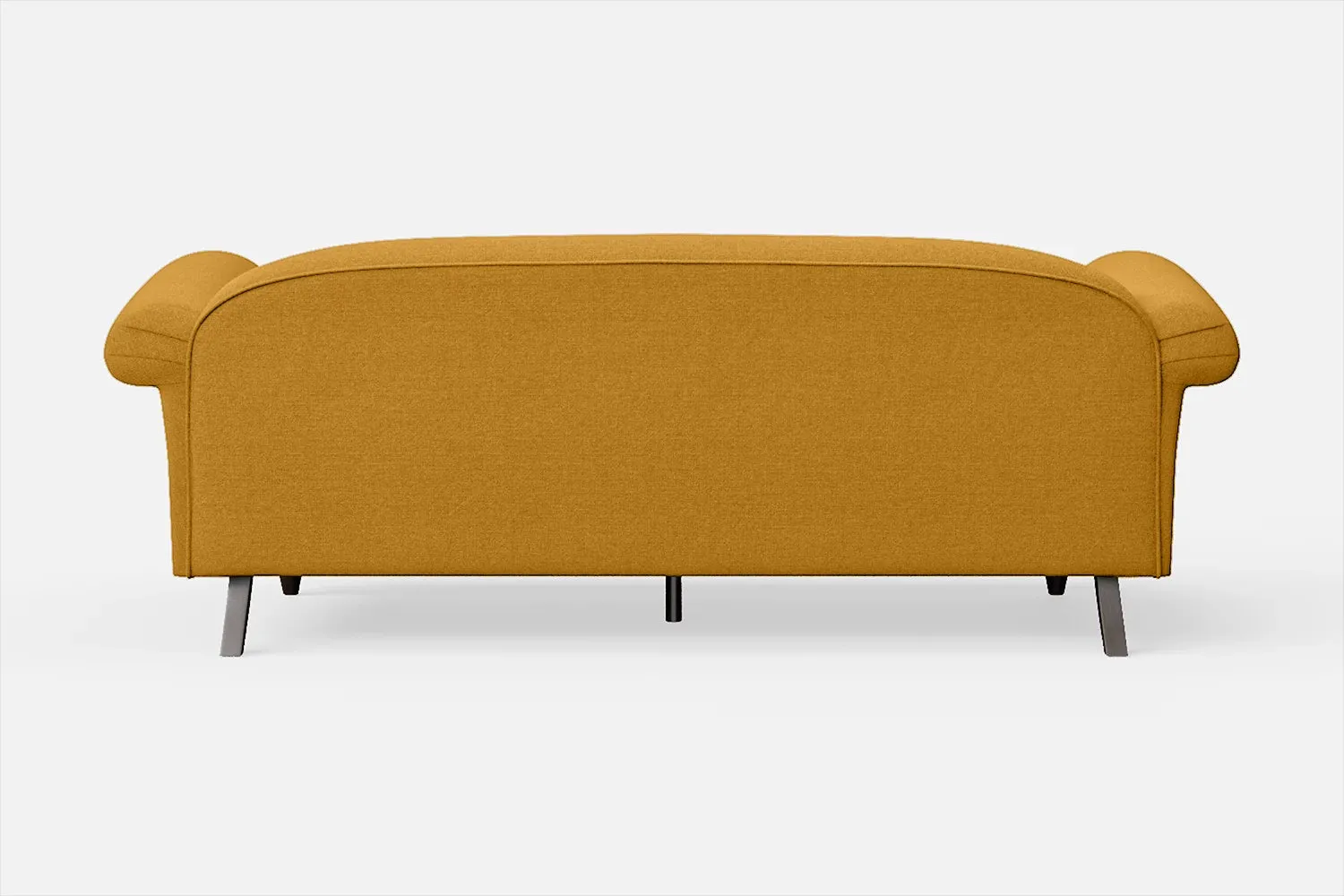 Barberton 3 Seater Sofa Yellow Linen Fabric