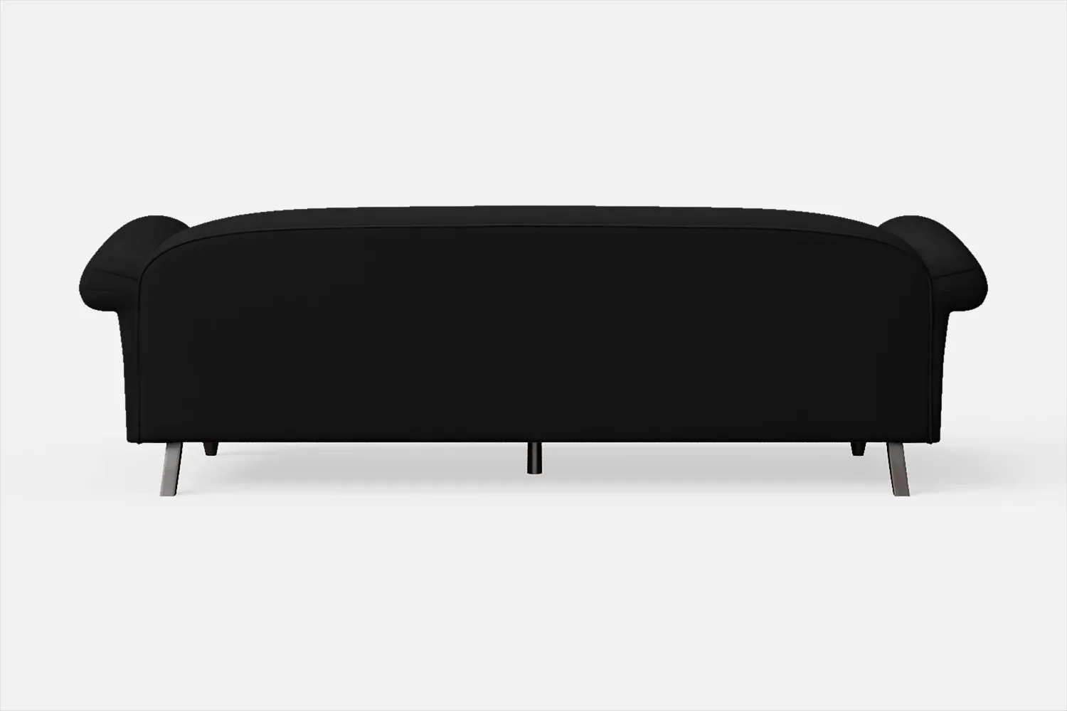 Barberton 4 Seater Sofa Black Leather