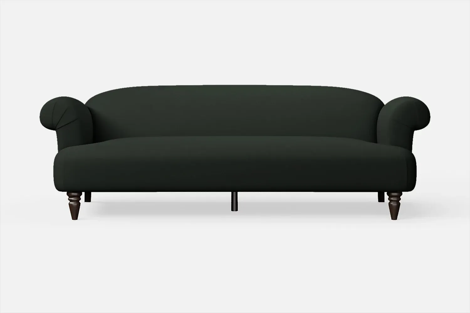 Barberton 4 Seater Sofa Green Leather
