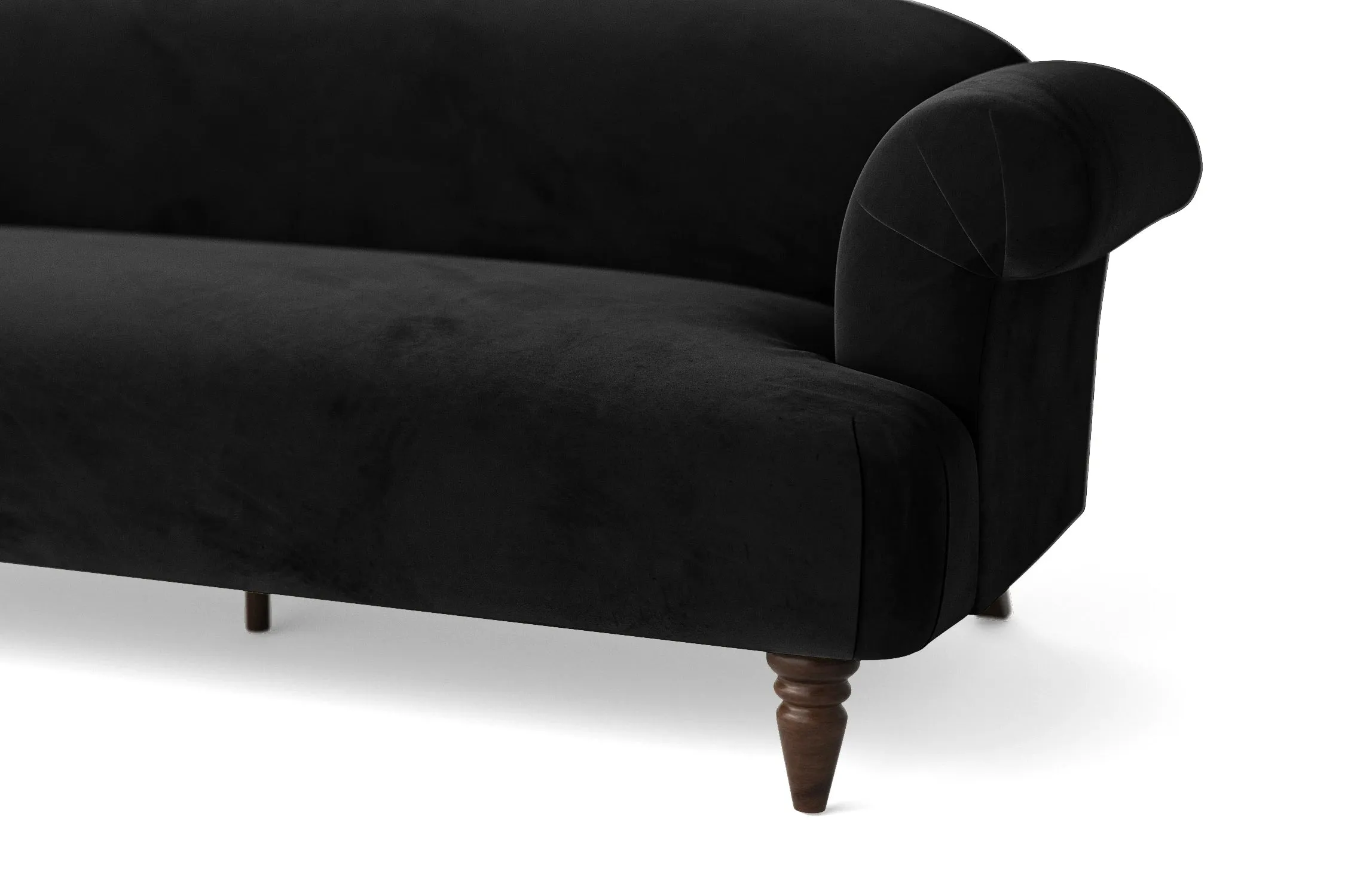 Barberton Armchair Black Velvet