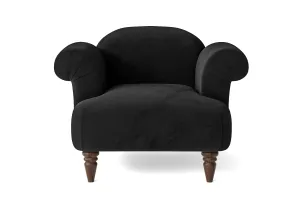 Barberton Armchair Black Velvet