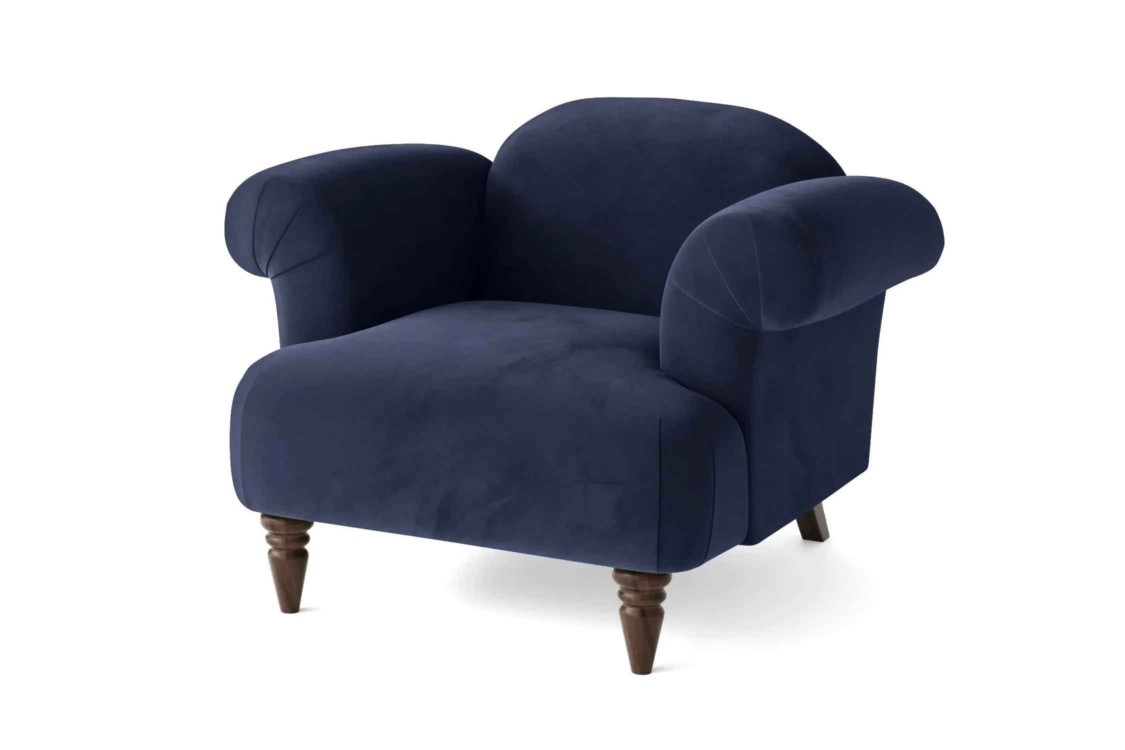 Barberton Armchair Dark Blue Velvet