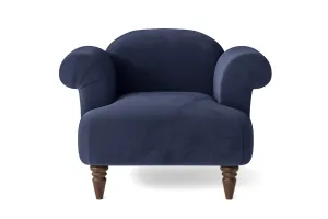 Barberton Armchair Dark Blue Velvet