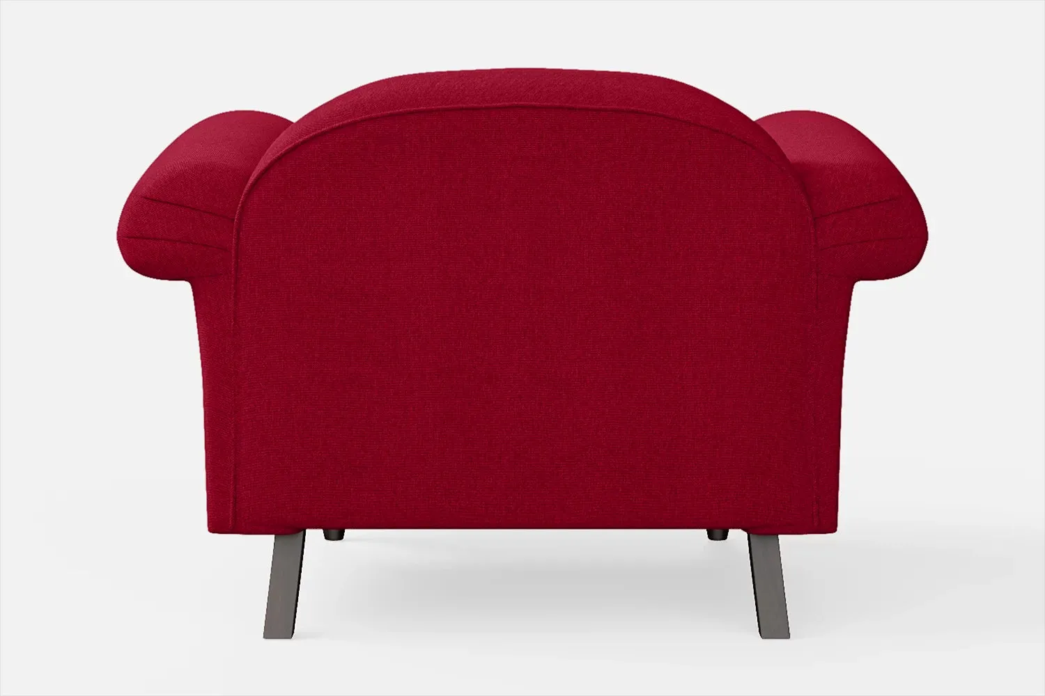 Barberton Armchair Red Linen Fabric