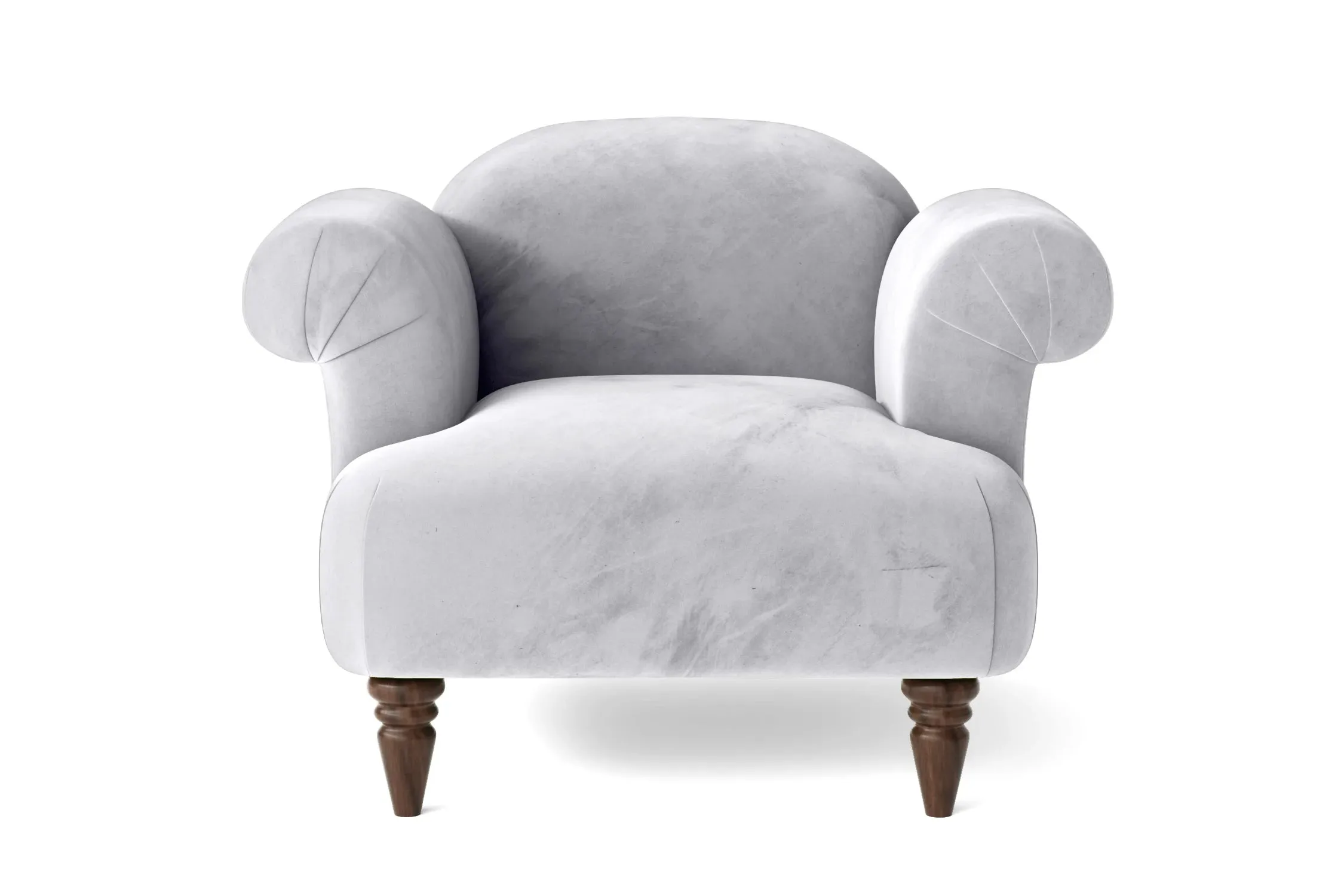 Barberton Armchair Silver Velvet