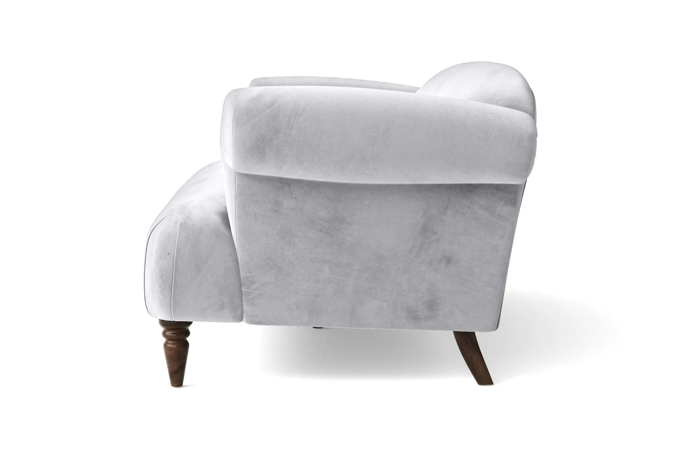 Barberton Armchair Silver Velvet