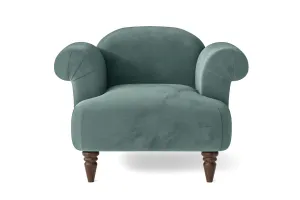 Barberton Armchair Teal Velvet