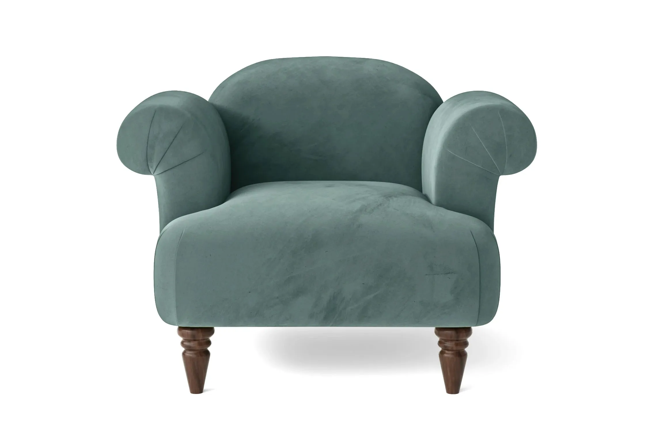 Barberton Armchair Teal Velvet