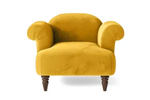 Barberton Armchair Yellow Velvet