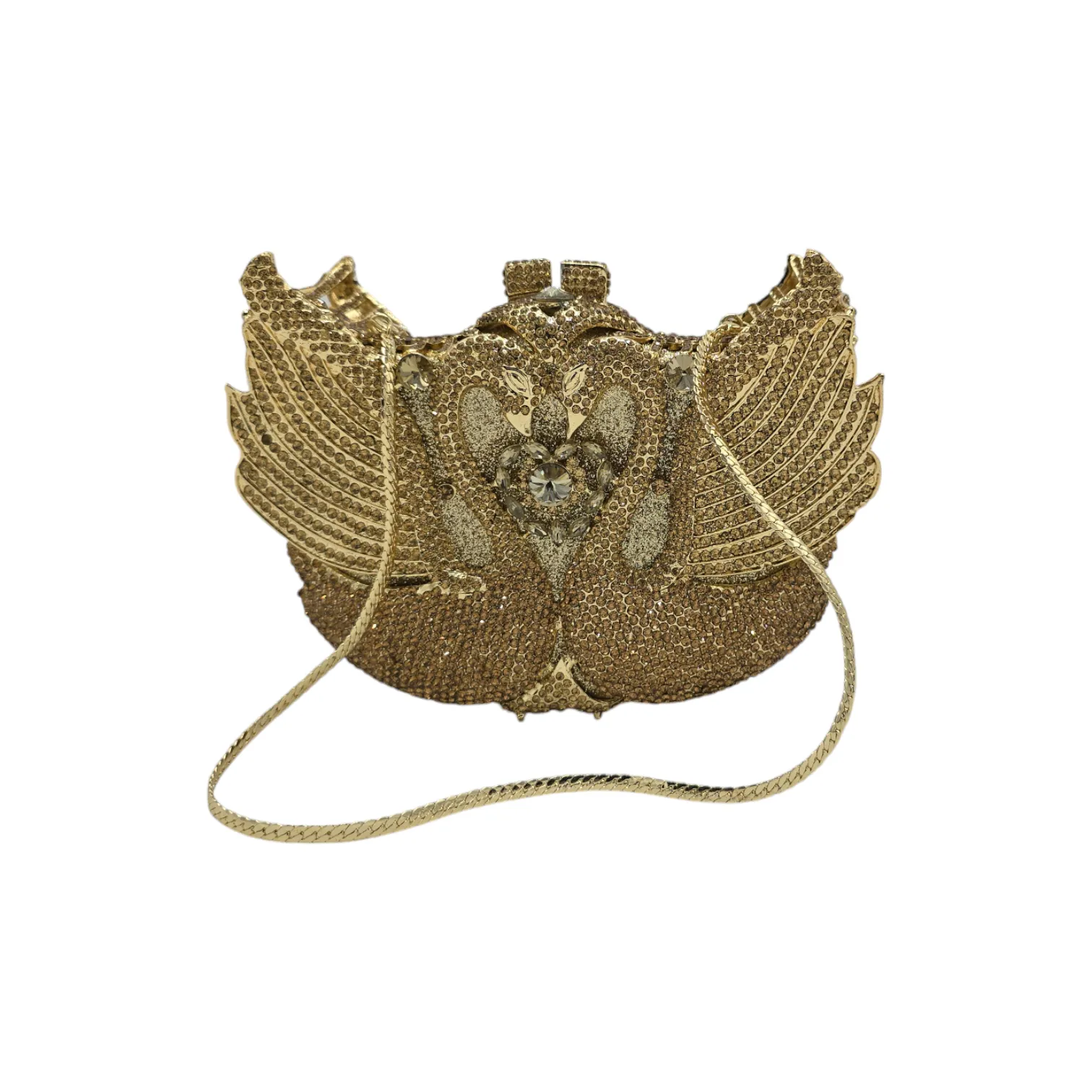 Beautiful Swan Bridal Clutch