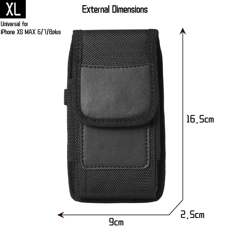 Belt Loop & Clip Waist Phone Bag Fanny Pack With