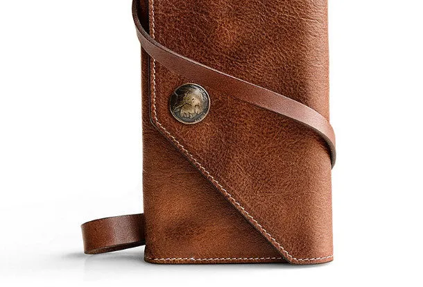 Biker Chain Wallet Leather Wallet With Chain Mens Leather Chain Wallet for Men