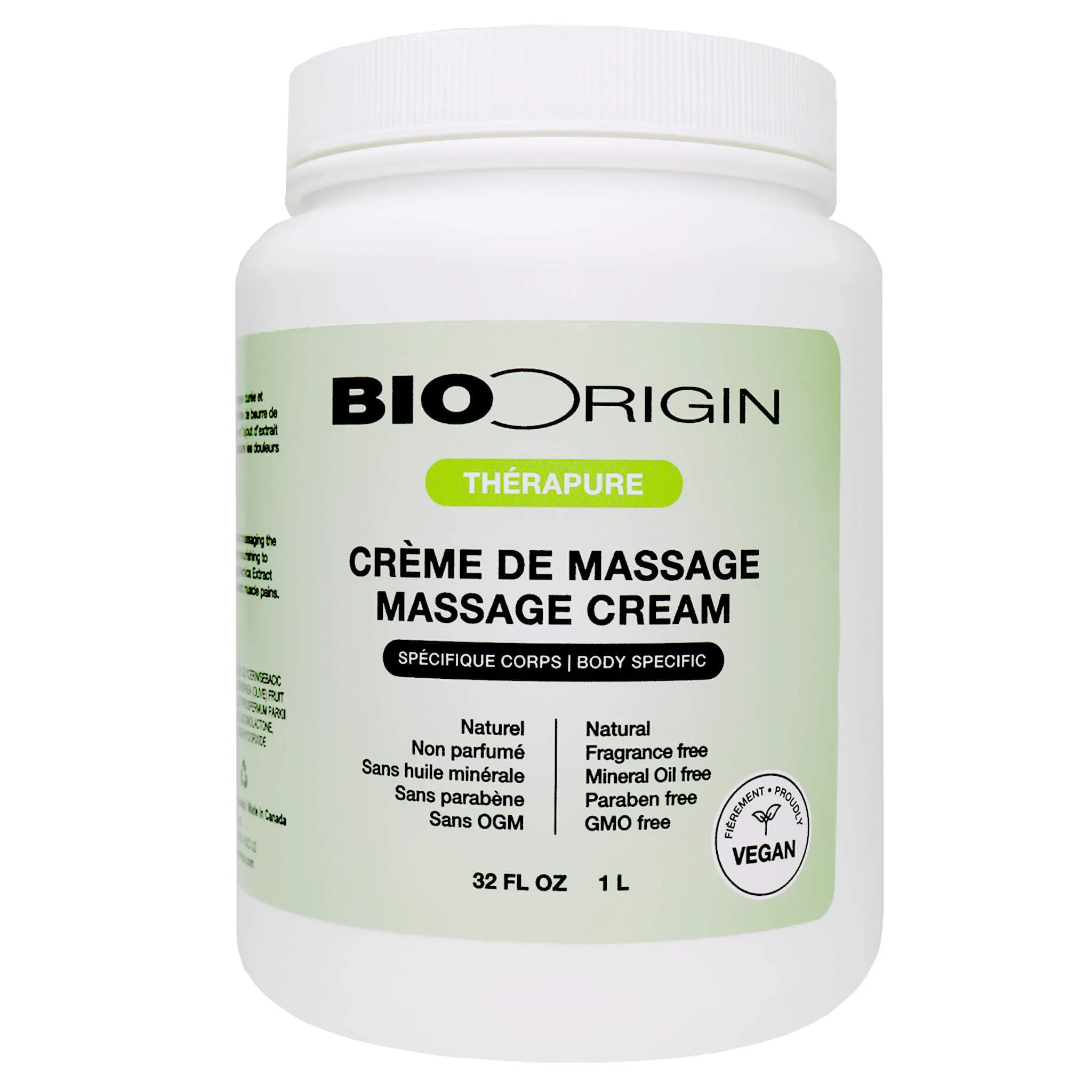 BioOrigin Body Specific Vegan Massage Creme