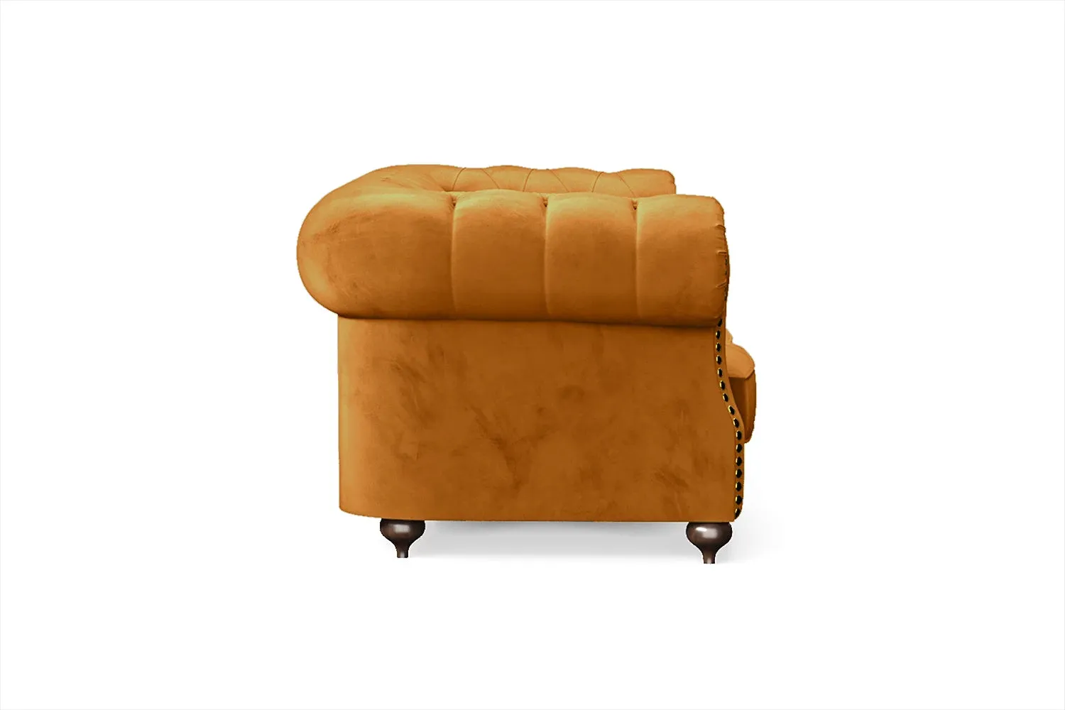 Bitonto 2 Seater Sofa Gold Velvet
