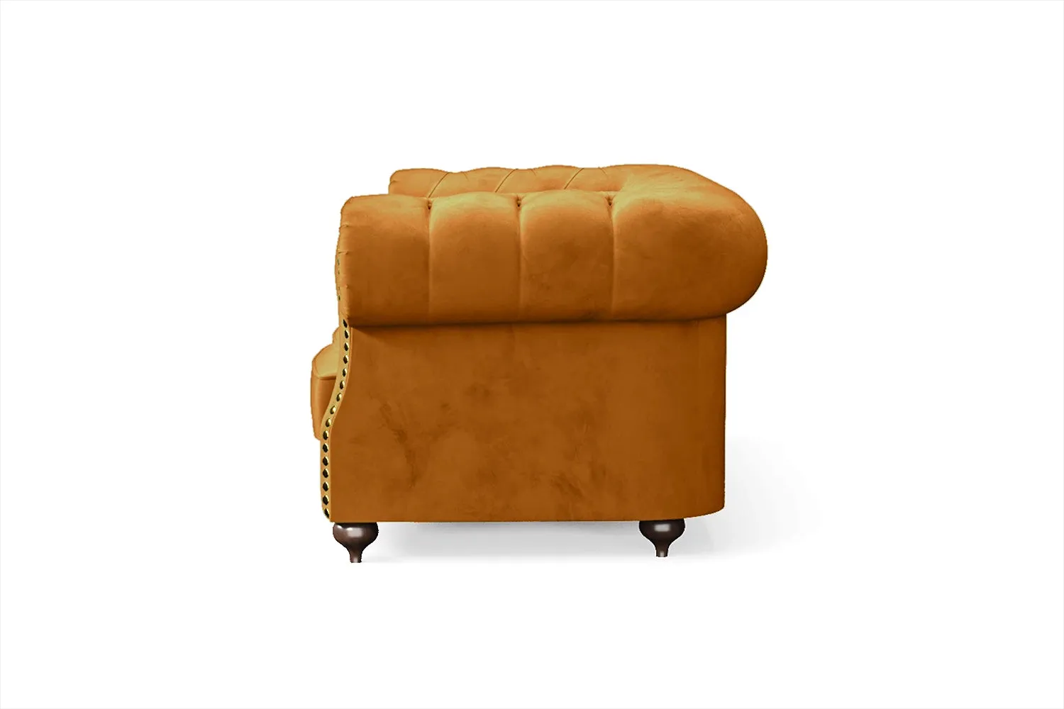 Bitonto 2 Seater Sofa Gold Velvet