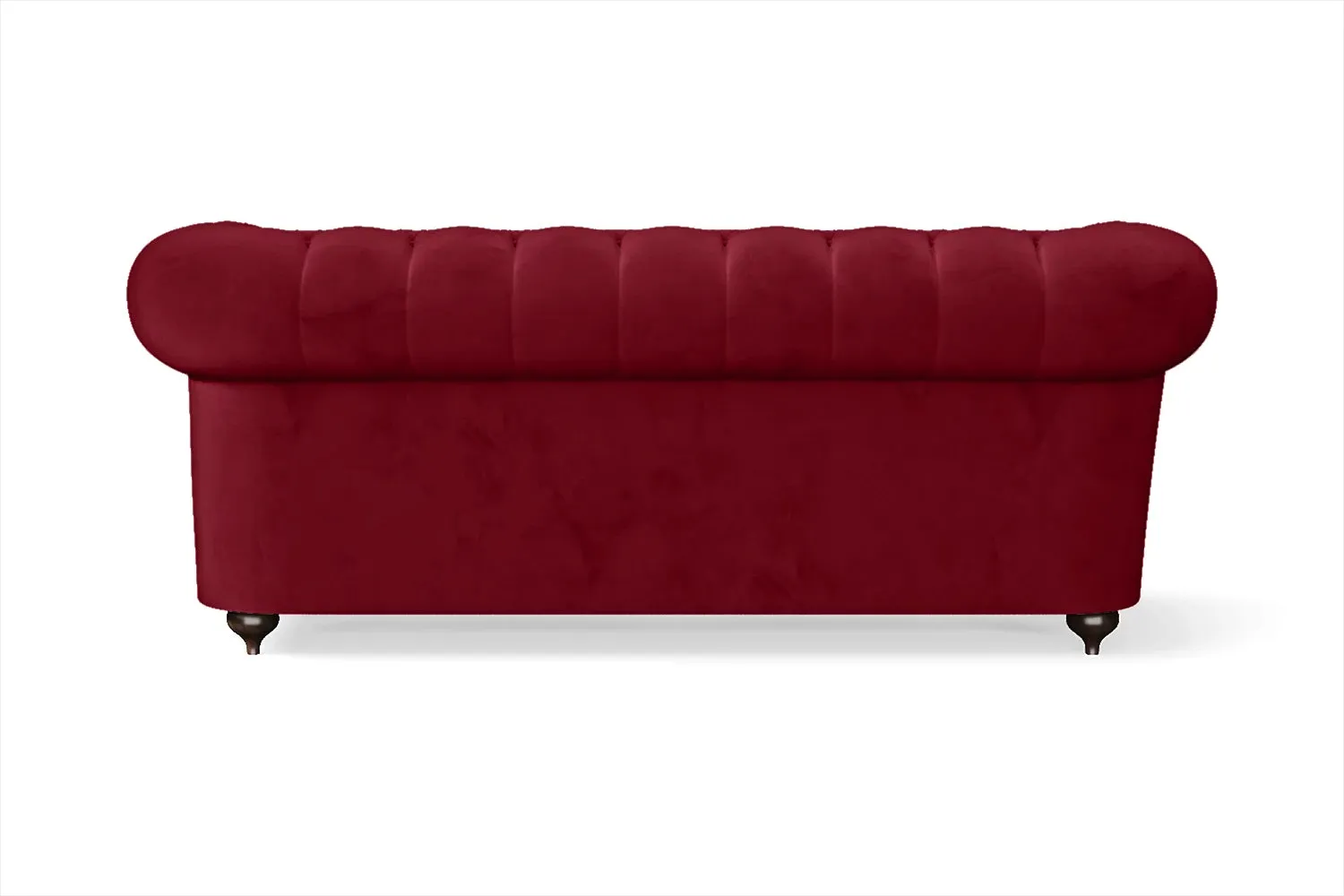 Bitonto 2 Seater Sofa Red Velvet