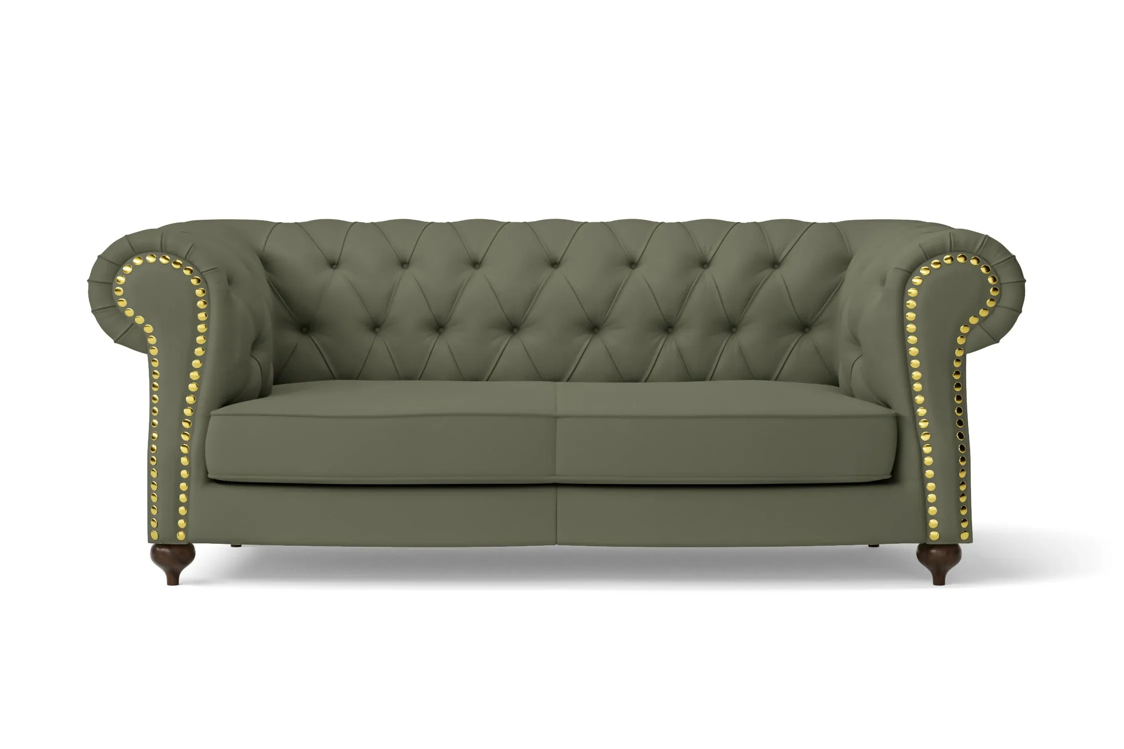 Bitonto 2 Seater Sofa Sage Leather