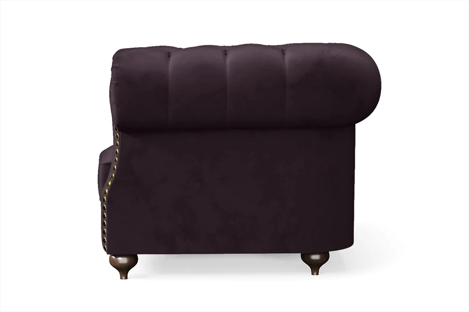 Bitonto Armchair Purple Velvet