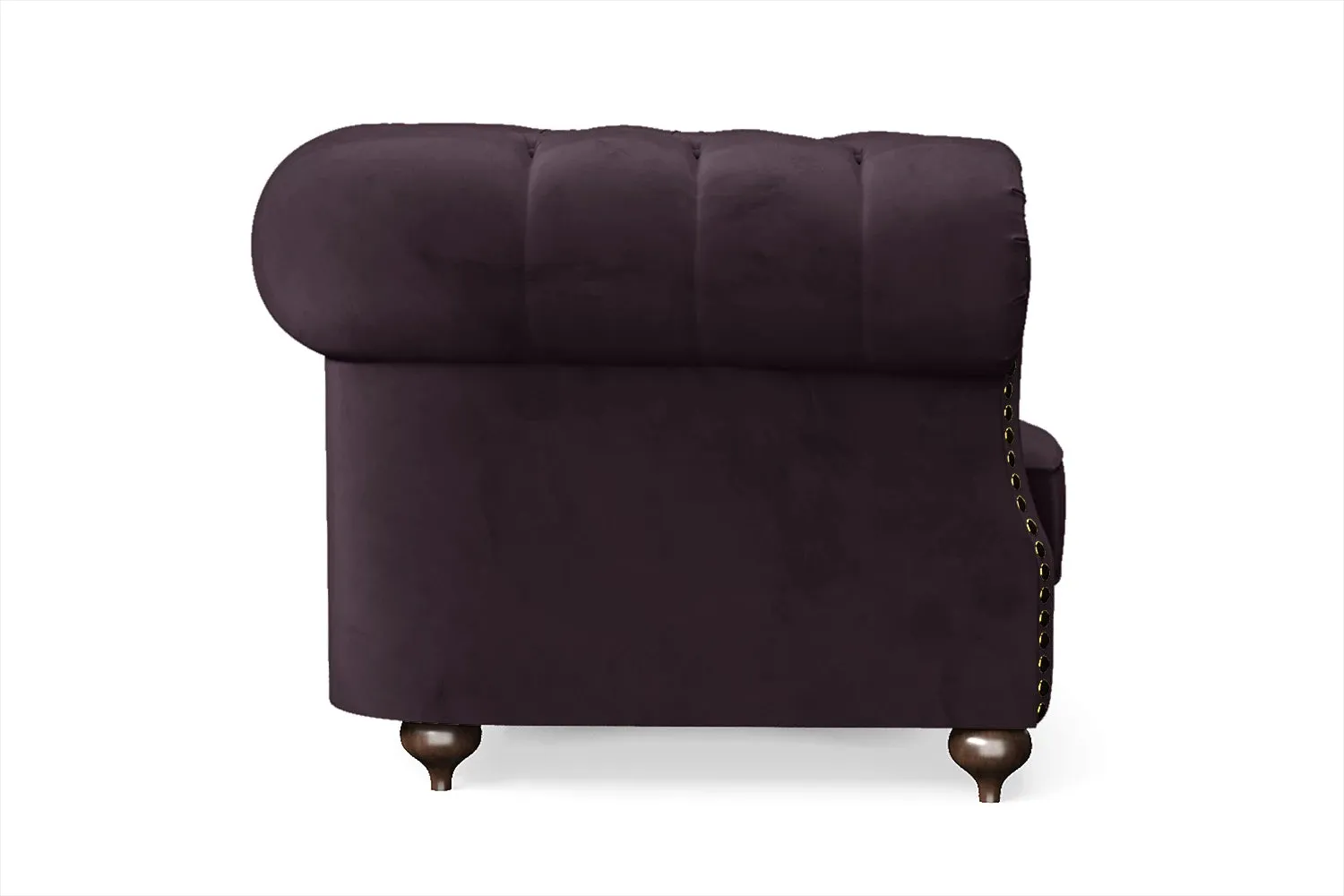 Bitonto Armchair Purple Velvet