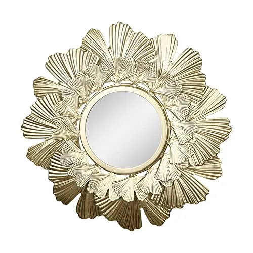 bnf Modern Decorative Wall Mirrors Wall Art for Hallway Bedroom Decoration Ginkgo Leaf