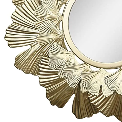 bnf Modern Decorative Wall Mirrors Wall Art for Hallway Bedroom Decoration Ginkgo Leaf