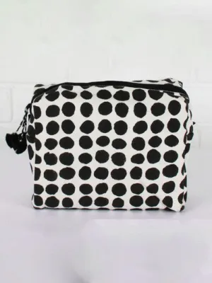 Bohemia Hand Made Spot Print Wash Bag