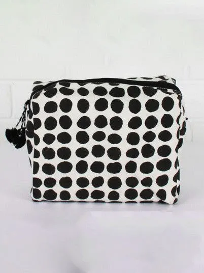 Bohemia Hand Made Spot Print Wash Bag