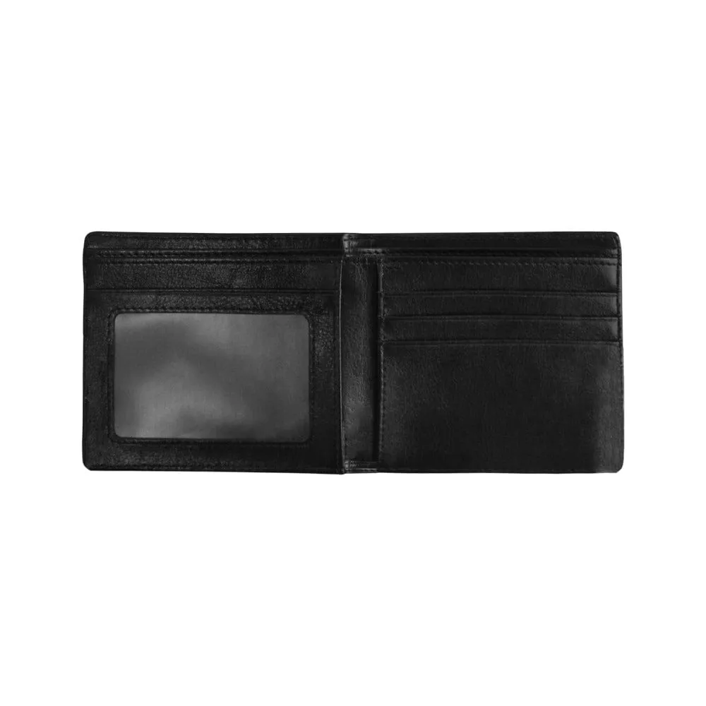 Brown Camo Skull Bifold Stylish Wallet